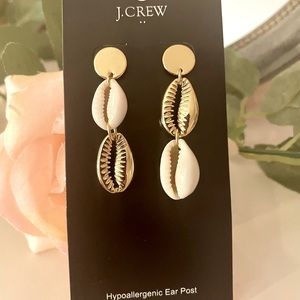 Jcrew seashell earrings